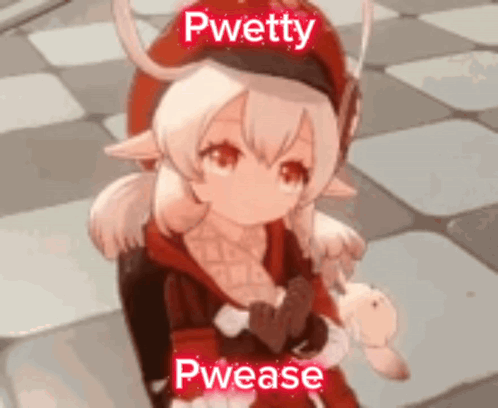 A Girl In A Red Hat Is Standing On A Checkered Floor And Holding A Stuffed Animal . GIF