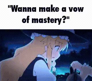 A Girl In A Witch Costume Is Holding A Bottle And Asking If She Could Make A Vow Of Mastery . GIF
