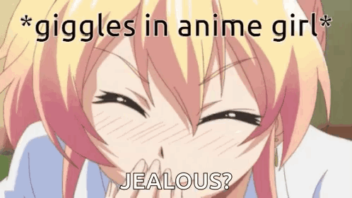 A Girl Is Covering Her Mouth With Her Hand And Making A Face . GIF