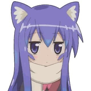 a girl with a cat ear on her head