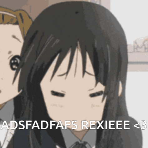A Girl With A Sad Look On Her Face Says Adsfadfafs Rexieeee < 3 GIF
