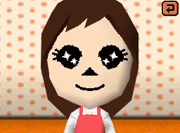 A Girl With A Skull On Her Face Is Smiling In A Video Game GIF