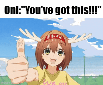 A Girl With Antlers Is Giving A Thumbs Up Sign GIF