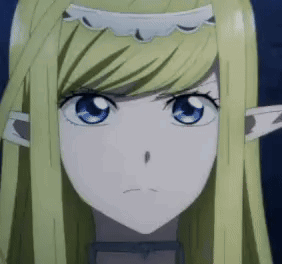 A Girl With Blonde Hair And Blue Eyes Is Wearing A White Tiara GIF