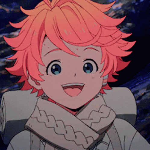 A Girl With Orange Hair And Blue Eyes Is Wearing A White Scarf Around Her Neck GIF