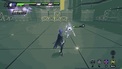 A Girl With Pink Hair And A Star On Her Head Is Blowing A Feather GIF