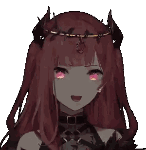 a girl with red hair and a crown on her head is smiling