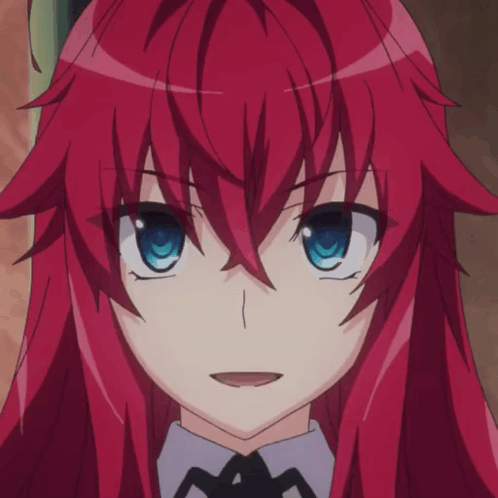 A Girl With Red Hair And Blue Eyes Looks Angry GIF