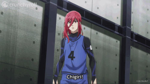 A Girl With Red Hair And The Number 4 On Her Jersey GIF