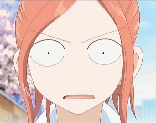 Girl With Red Hair Making Funny Face GIF