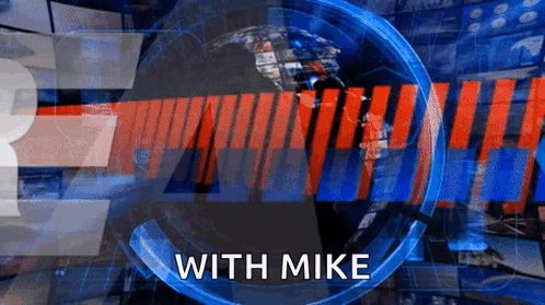 A Globe With The Words With Mike Behind It GIF