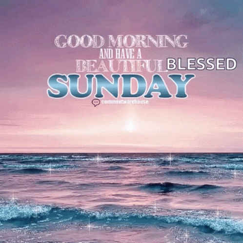 A Good Morning And Have A Beautiful Blessed Sunday Greeting Card GIF