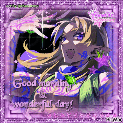 A Good Morning And Wonderful Day Greeting Card GIF