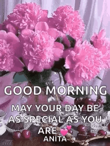A Good Morning May Your Day Be As Special As You Are Anita . GIF