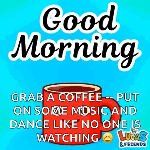 A Good Morning Message With A Cup Of Coffee GIF