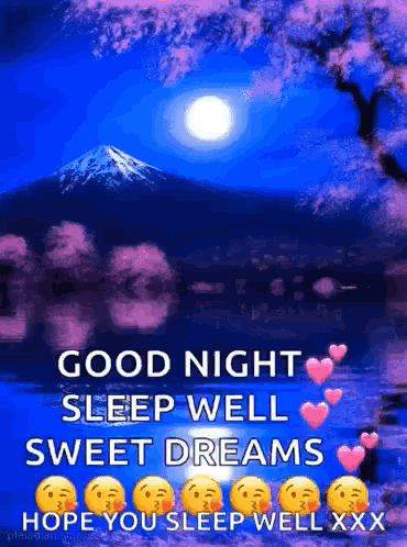 A Good Night Sleep Well Sweet Dreams Hope You Sleep Well Xx GIF