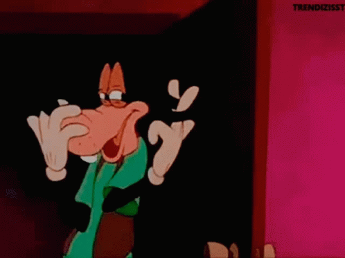 A Goofy Cartoon Character Is Making A Face And Giving The Middle Finger GIF
