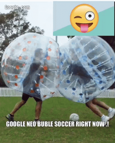 A Google Neo Buble Soccer Right Now Meme With A Smiley Face GIF
