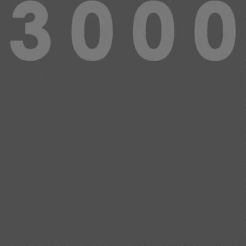 a gray background with the number 3000 written on it
