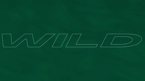 A Green And White Logo With A Red Stripe On The Bottom Right GIF