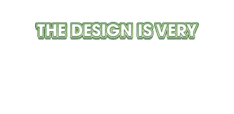 a green and white nova logo that says the design is very