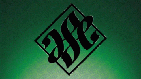 A Green Background With A Black Logo That Says A.f.c. GIF