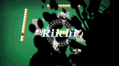 A Green Background With A Circle With The Word Rich On It GIF