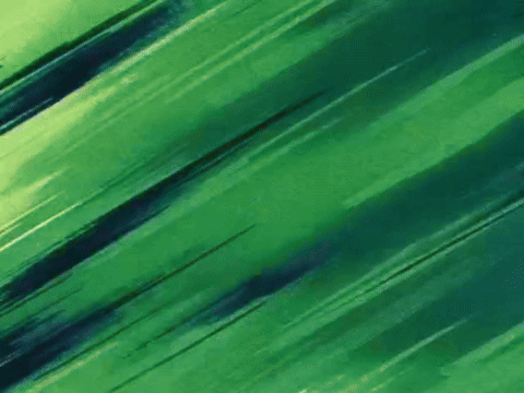 A Green Background With A Few Lines Of Light Coming Out Of It GIF
