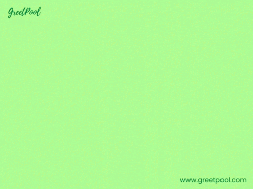 A Green Background With The Words " Good Luck & Goodbye " GIF