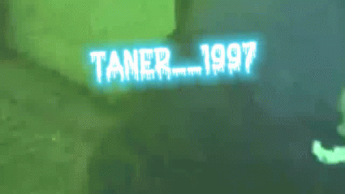 Taner 1997 Present Text On Green Background GIF