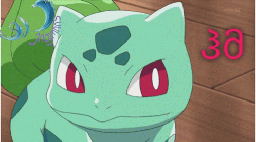 A Green Cat With Red Eyes And The Number 30 On The Bottom Right GIF