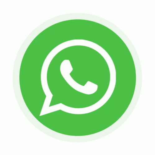A Green Circle With A Speech Bubble And A Phone In It GIF