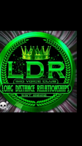 A Green Circle With The Words Long Distance Relationships Written On It GIF