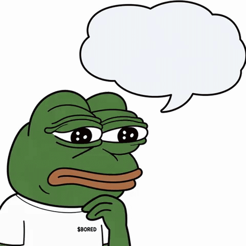 A Green Frog With A Speech Bubble That Says Good Mo GIF