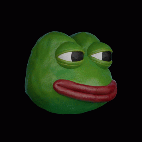 Green Frog With Red Lips Smoking Sunglasses GIF
