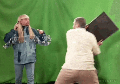 A Green Screen With The Words Oh3gifs On The Bottom Right GIF