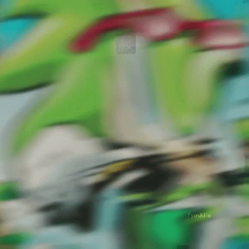 Green Sonic The Hedgehog Eating GIF