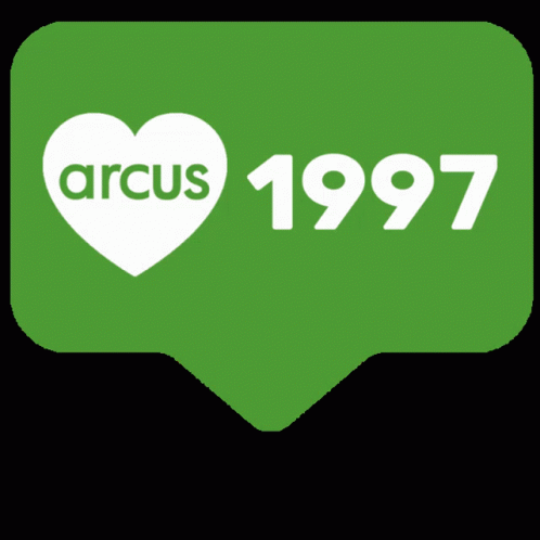 Green Speech Bubble With Heart And 1997 GIF