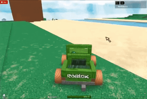 Green Roblox Toy Car GIF