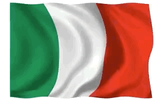 A Green White And Red Flag Is Flying In The Wind GIF