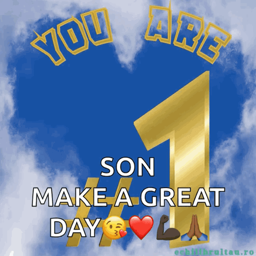 Greeting Card For Son Make A Great Day GIF