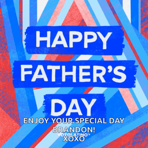 A Greeting Card For Father 'S Day That Says Happy Father 'S Day GIF