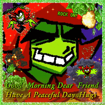 A Greeting Card That Says Good Morning Dear Friend GIF