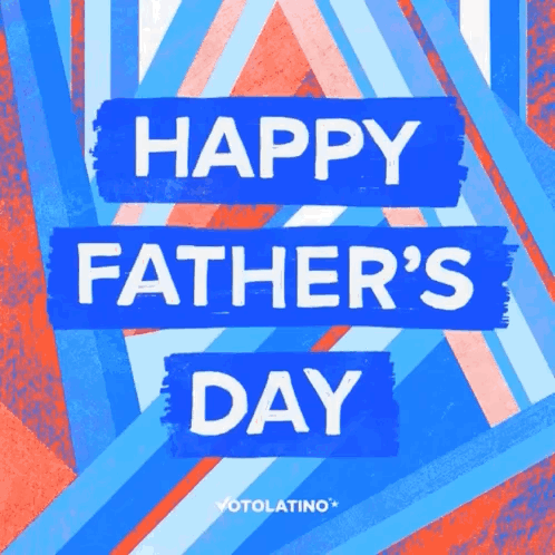 A Greeting Card That Says Happy Father 'S Day In White Letters GIF
