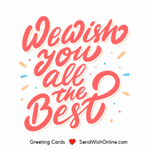 Greeting Card Wishing You All The Best GIF