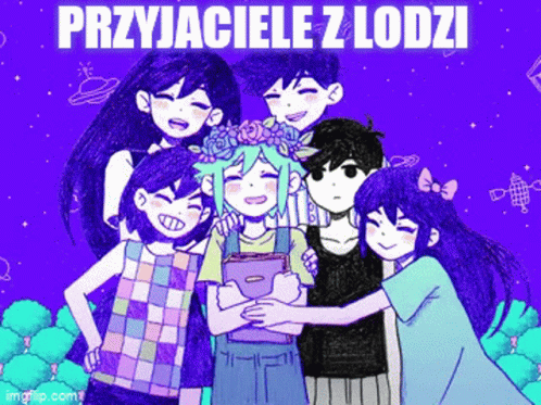 Anime Characters Hugging Przyjaciele Z Lodzi GIF