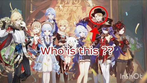 A Group Of Anime Characters Standing Next To Each Other With The Caption Who Is This ?? GIF
