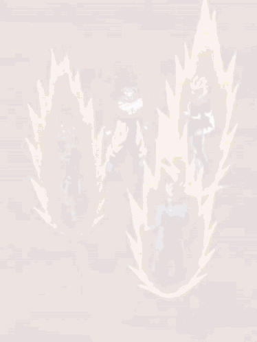 A Group Of Cartoon Characters Are Surrounded By Glowing Yellow Energy GIF