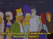 A Group Of Cartoon Characters Including Homer Simpson And Marge Simpson Are Standing Next To Each Other GIF