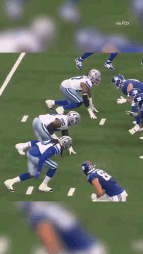 A Group Of Football Players Are On A Field And One Of Them Has The Number 23 On Their Jersey GIF